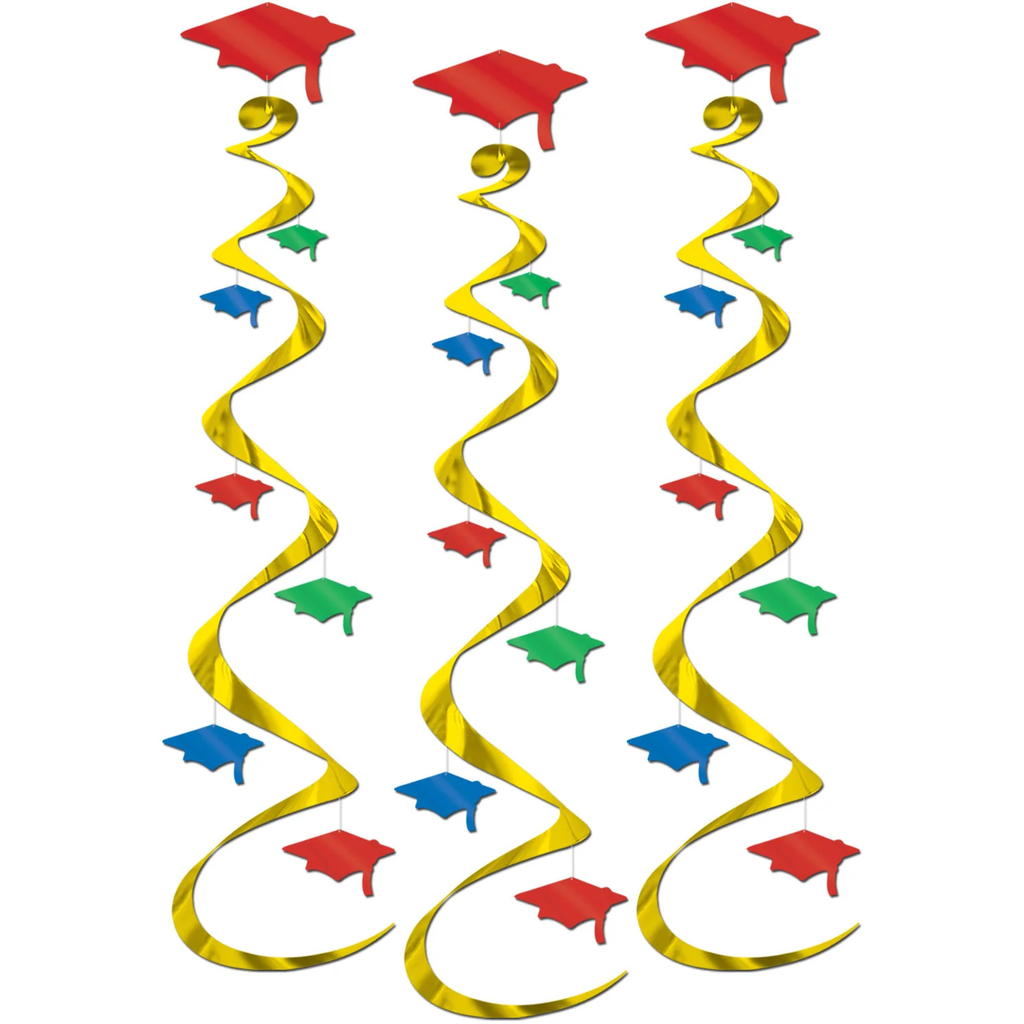Grad Cap Whirls