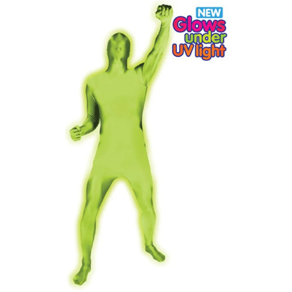 Green Fluorescent Morphsuit Mens X-Large