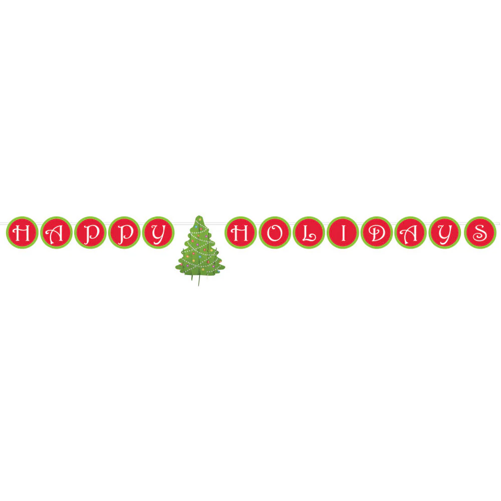 Happy Holidays Letter Banner