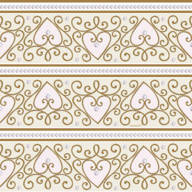 Hearts Gift Wrap Roll