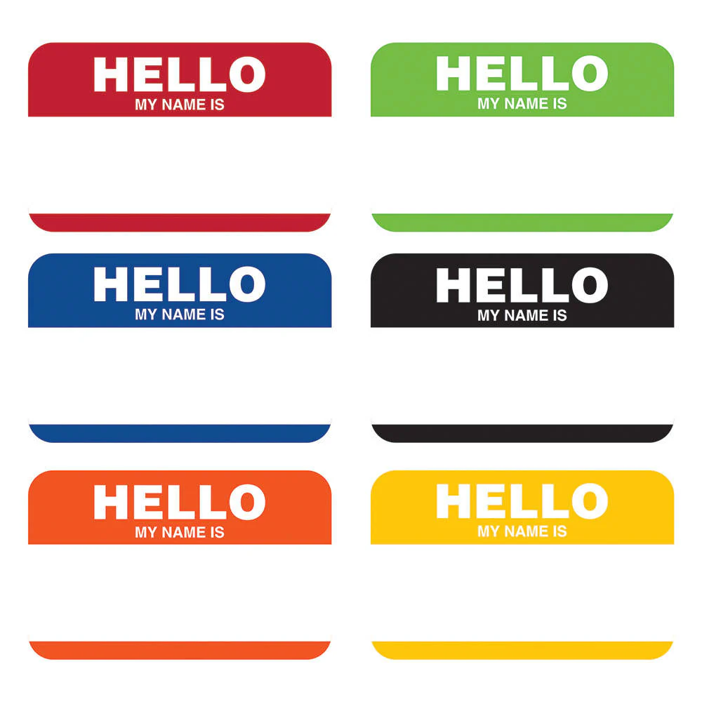Hello My Name Is... Nametags (3ct)