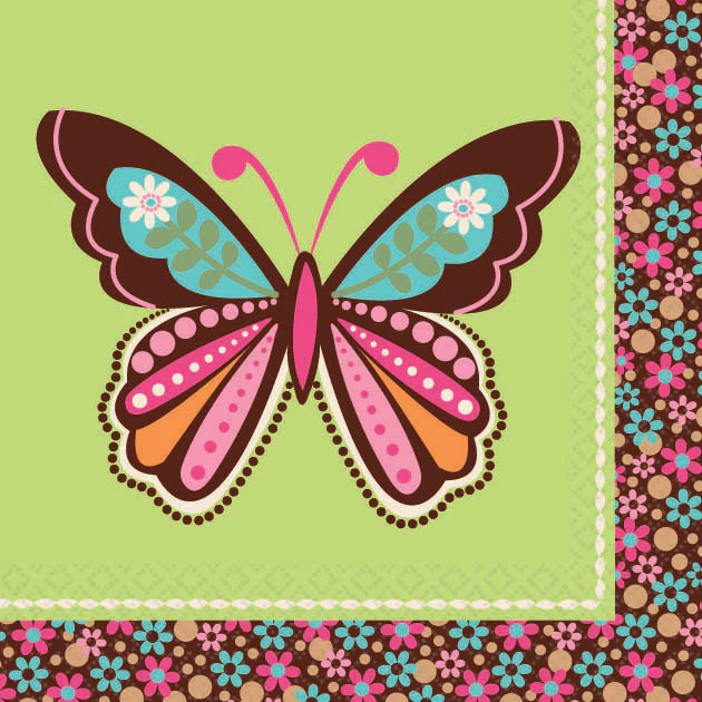 Hippie Chick Beverage Napkins (16ct)