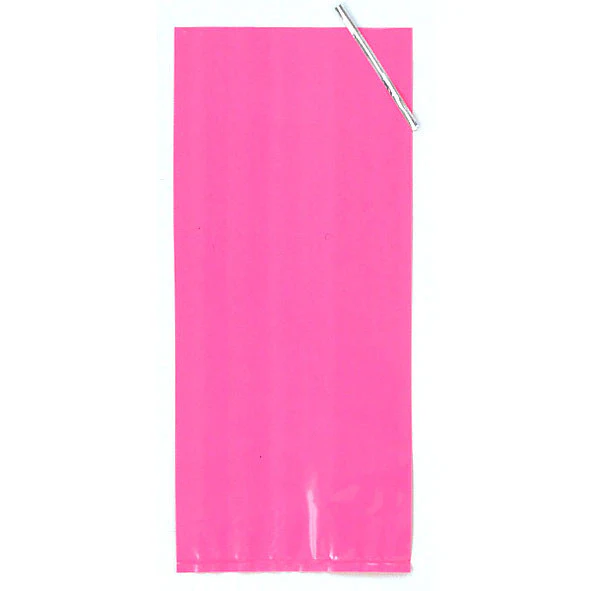 Hot Pink Large Cello Bags (20ct)