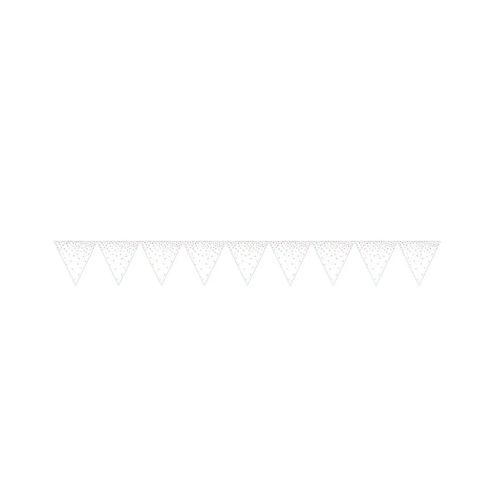 Iridescent Party Pennant Banner