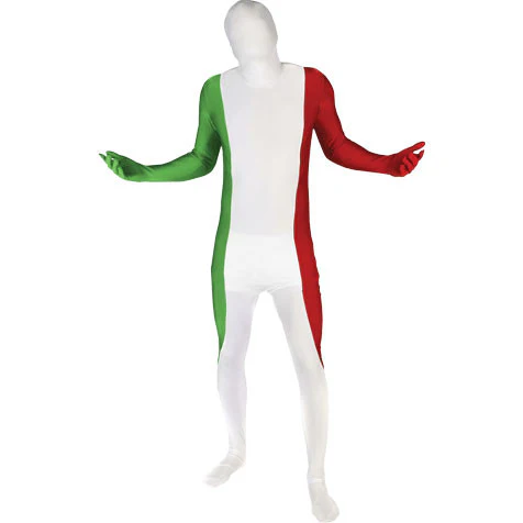 Italy Flag Adult Morphsuit - Image 3