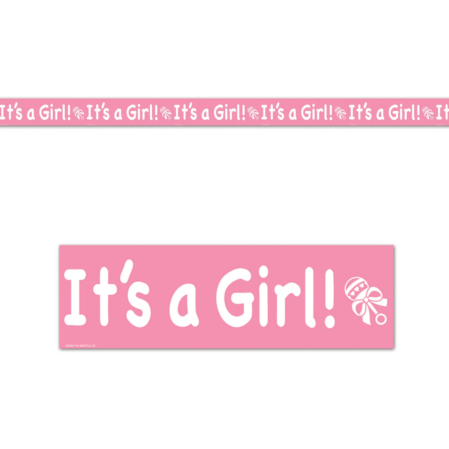 Its A Girl Party Tape (1 ct)