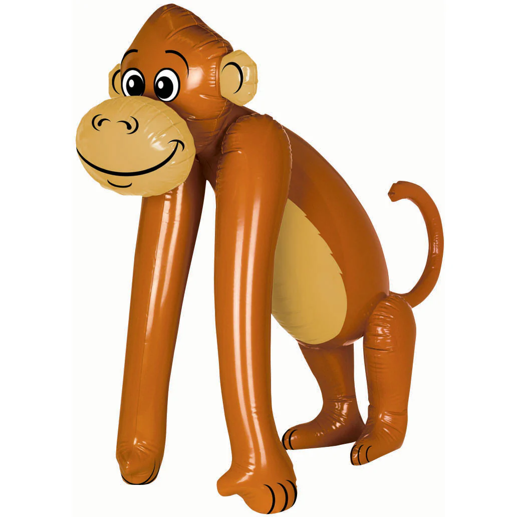 Jumbo Inflatable Monkey (1ct)