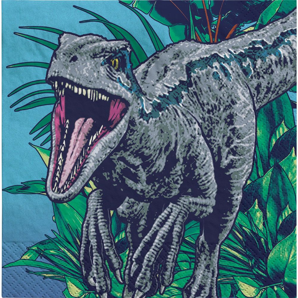 Jurassic World Into the Wild Beverage Napkins (16ct)