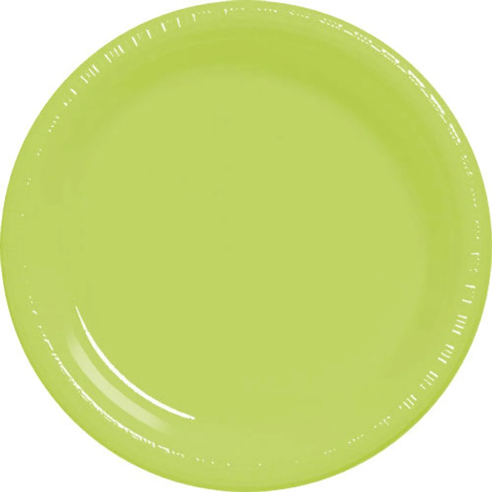 Kiwi Plastic Dessert Plates (50ct)