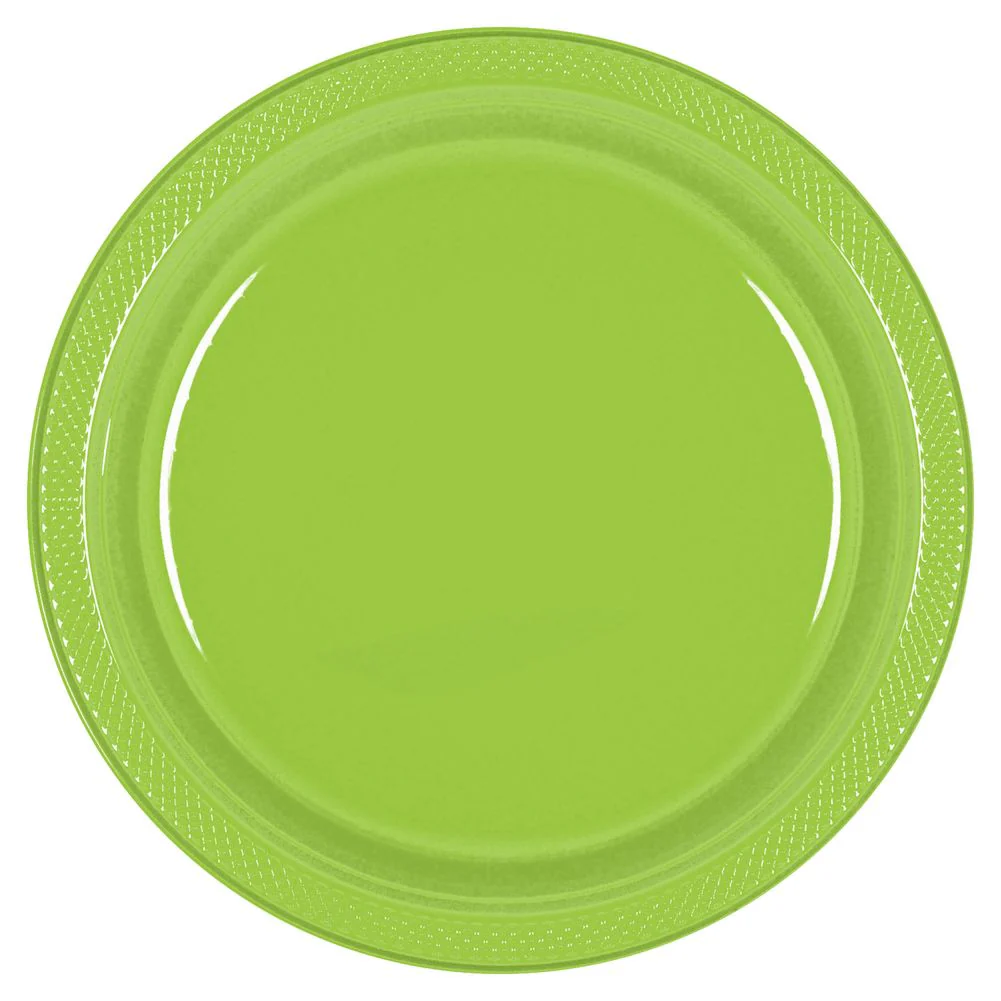 Kiwi Plastic Dinner Plates (20ct)