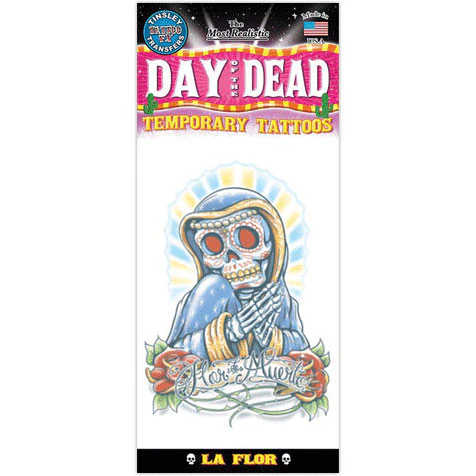 La Flor Day Of The Dead Tattoo
