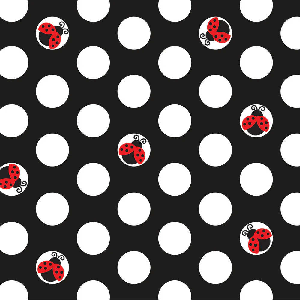 Ladybug Fancy Beverage Napkins (16ct)