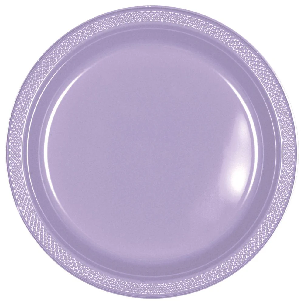 Lavender Plastic Dinner Plates (20ct)