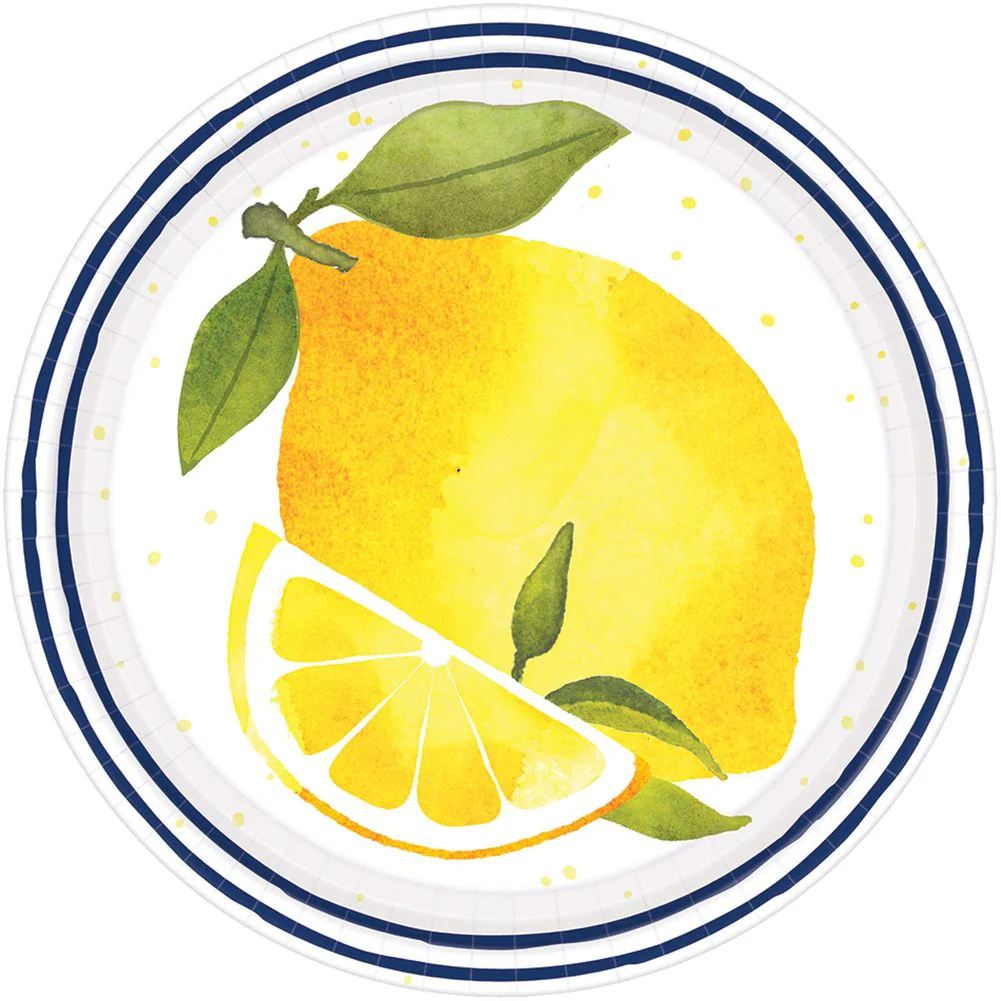 Lemon Dessert Plate, 8ct
