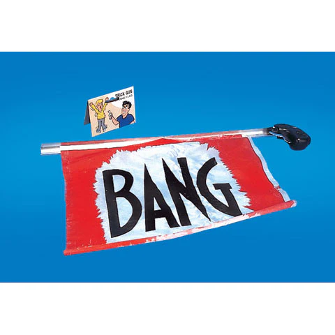 Lg. Bang Gun w/Flag