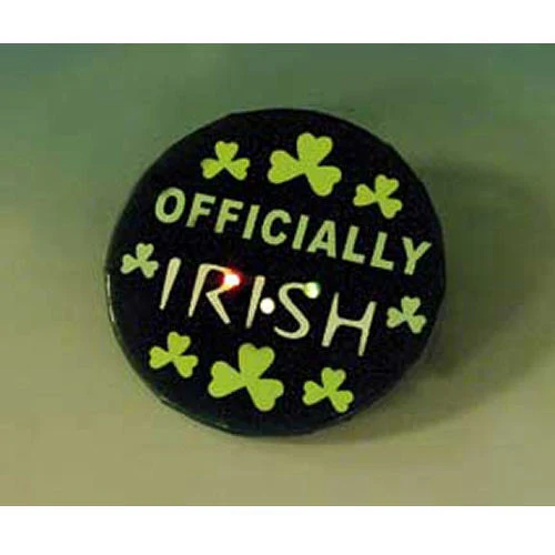 Light Up St. Pat's Button