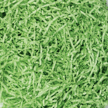 Lime Green Paper Shred, Fake Grass