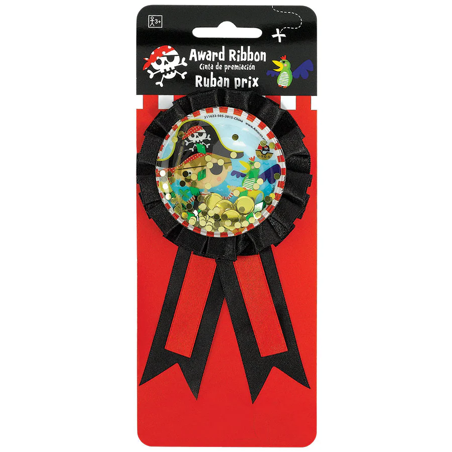 Little Pirate Confetti Award Ribbon (1ct)