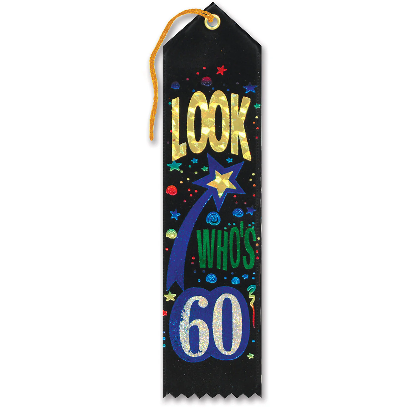 Look Who's 60 Award Ribbon