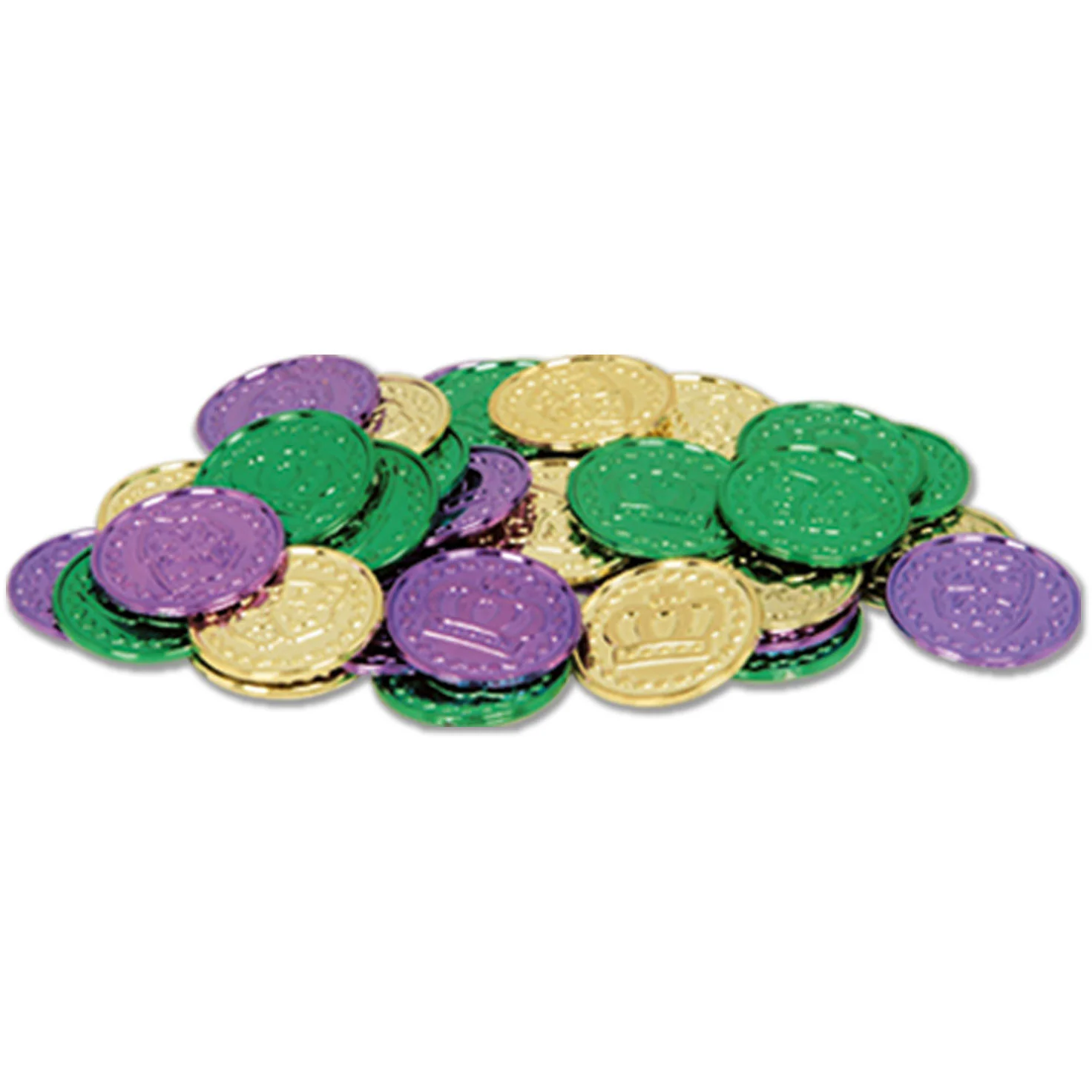 Mardi Gras Plastic Coins