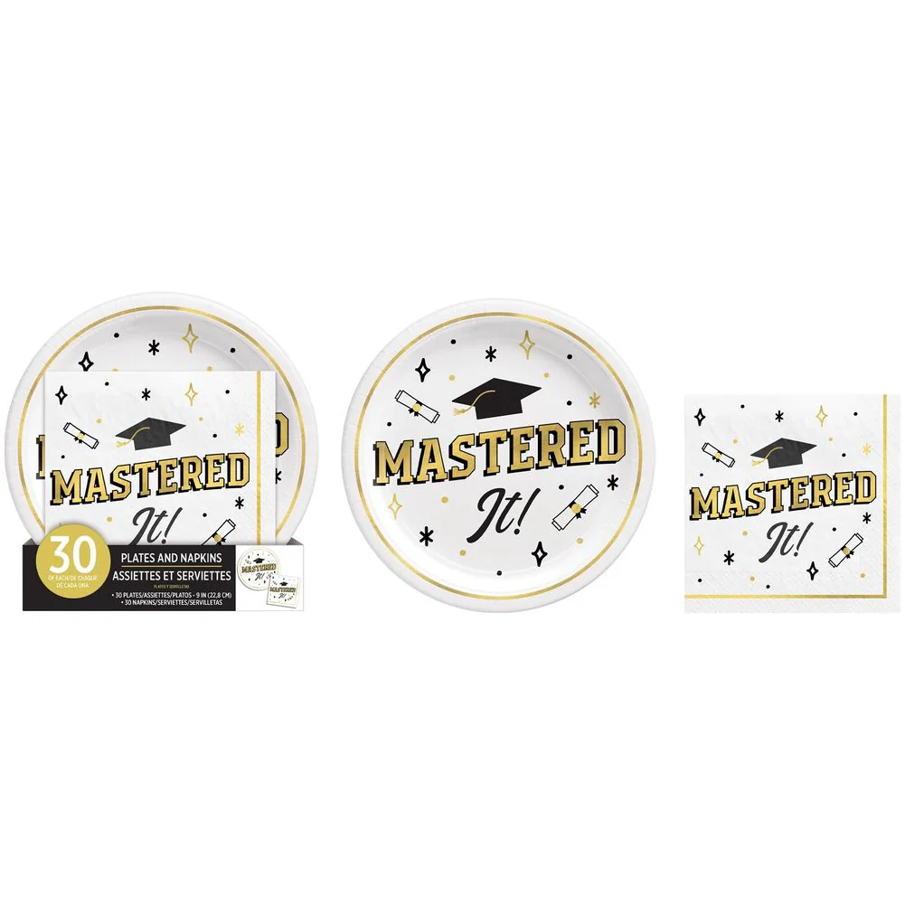 Mastered It Plates & Napkins (60ct)