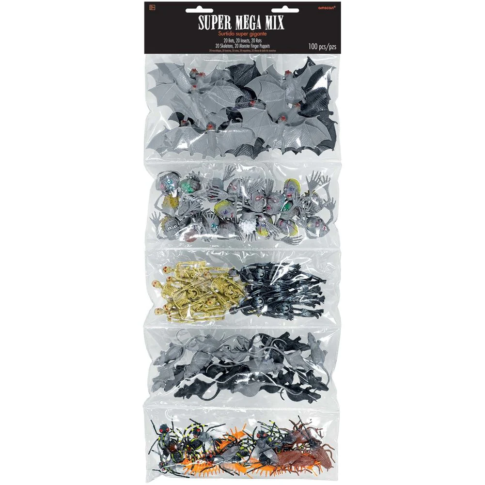 Mega Mix Creepy Crawly Halloween Favors (100ct)