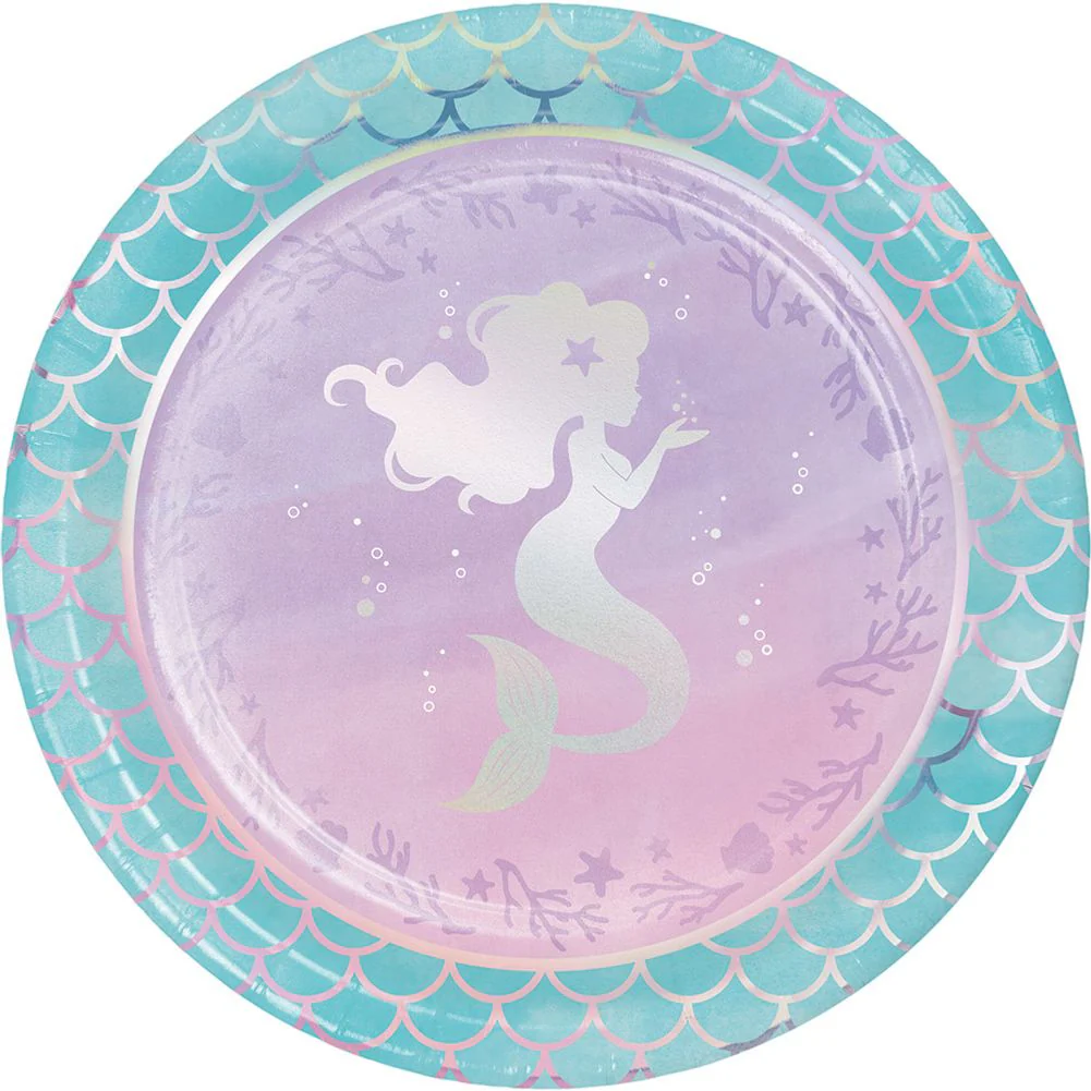 Mermaid Shine Dinner Plates (8 ct)