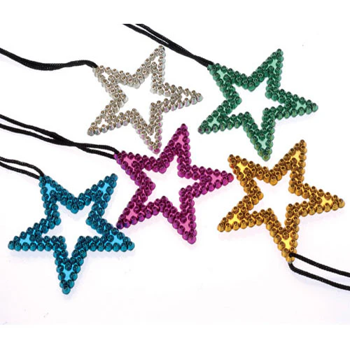 Metallic Star Necklaces