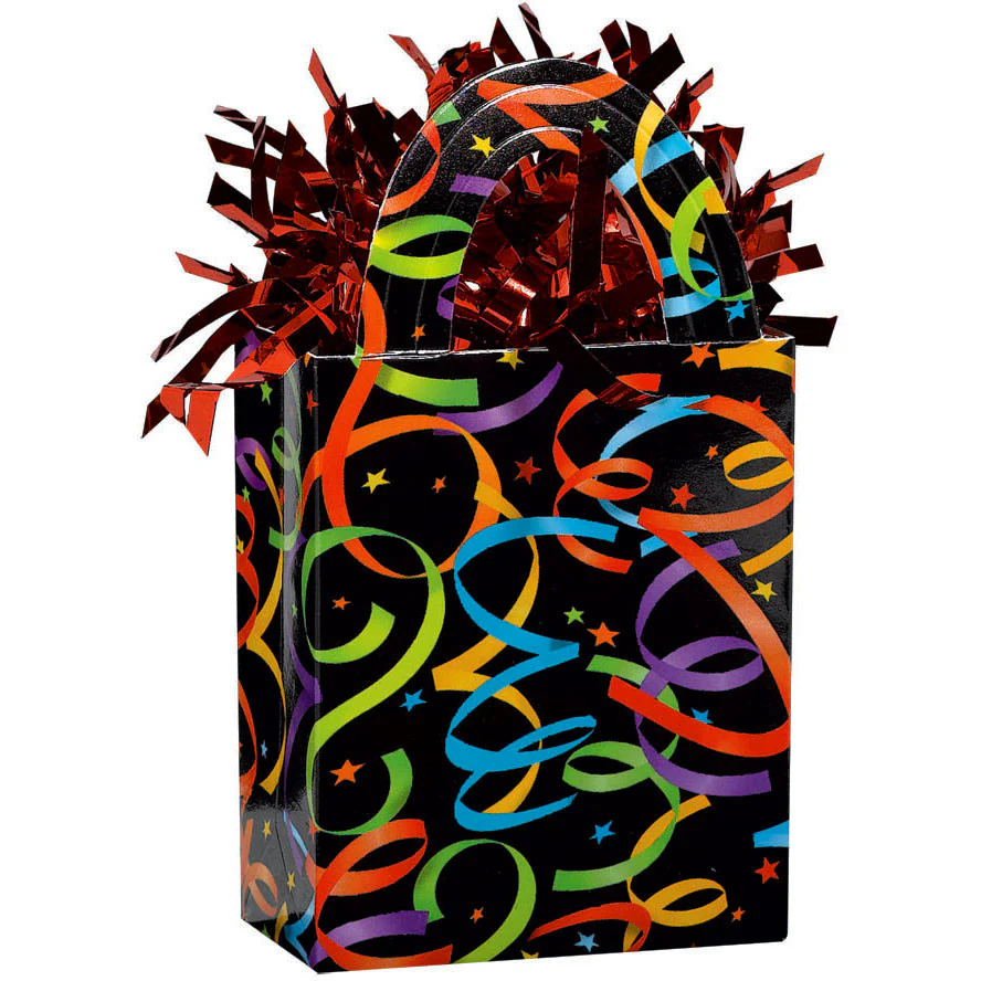Mini Tote Balloon Weight- Stars and Streamers