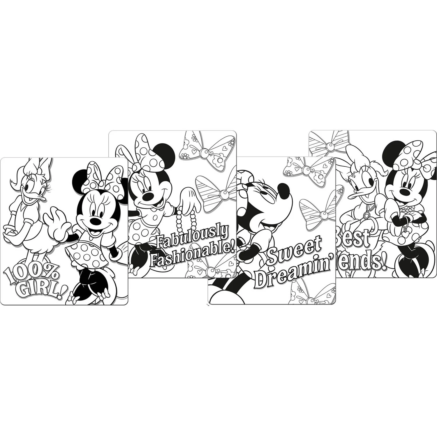 Minnie Bows Color Your Own Door Hangers