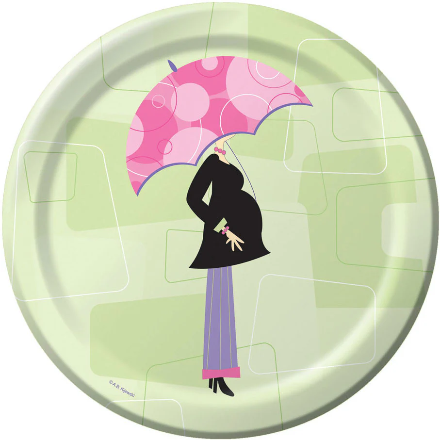 Mod Mom's Shower Dessert Plates (8ct)