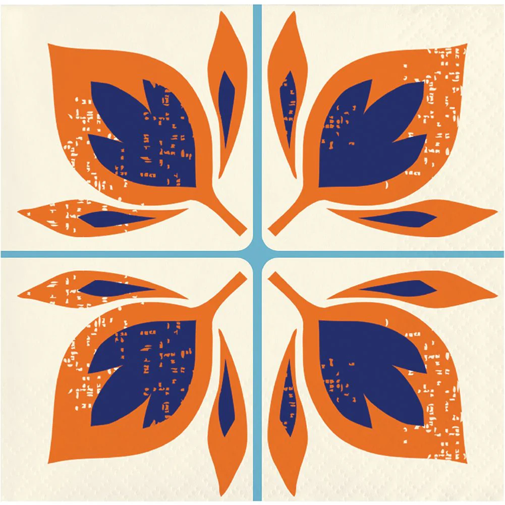Moroccan Tile Beverage Napkins (24 ct)