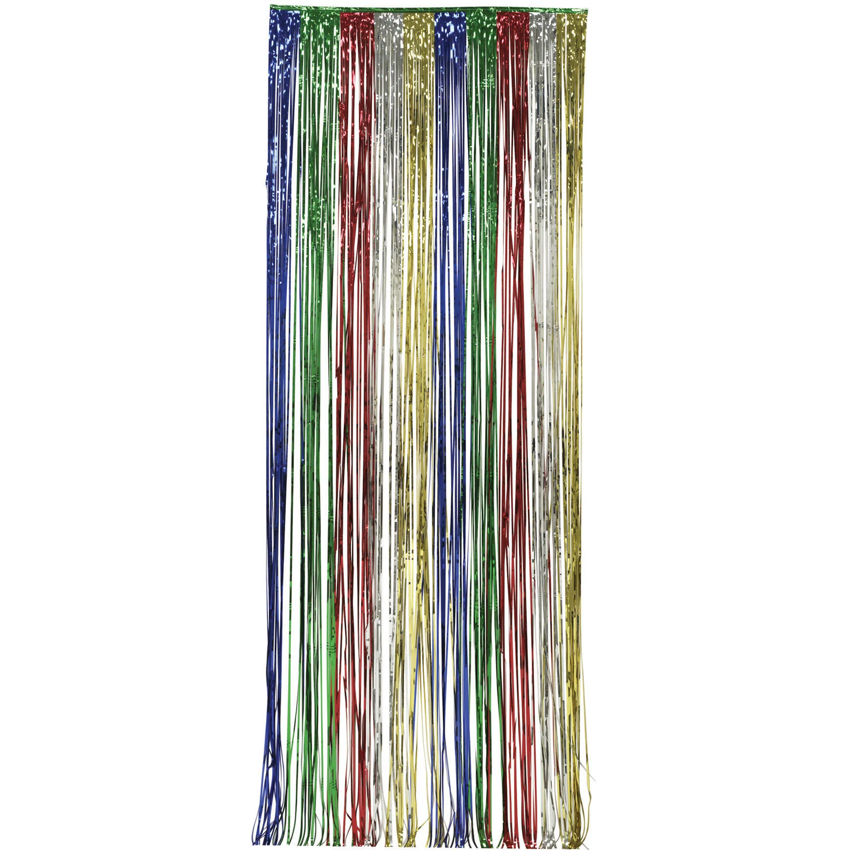 Multicolor Fringed Curtain