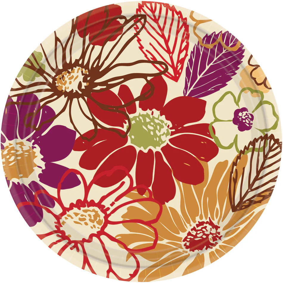 Nature's Imprint Dessert Plates (8ct)