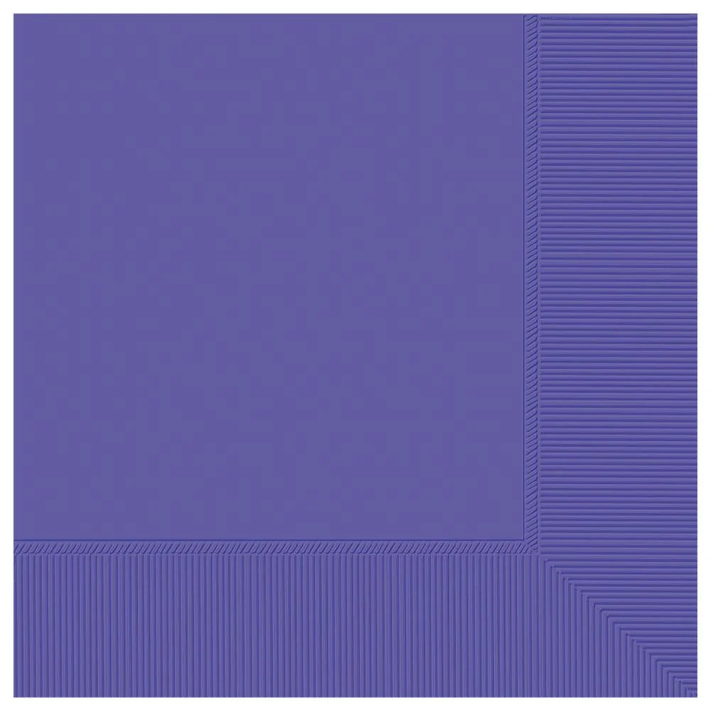 New Purple 2-Ply Beverage Napkins (40ct)