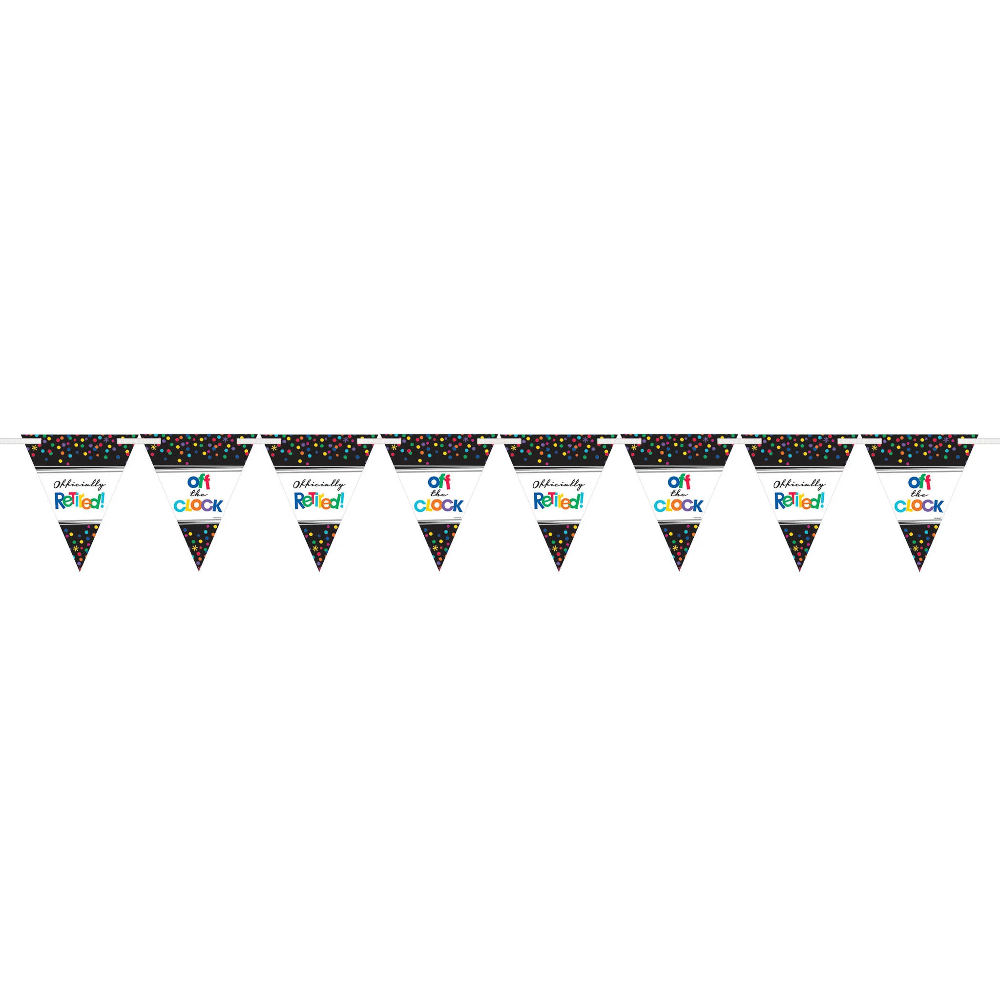 Officially Retired Pennant Banner