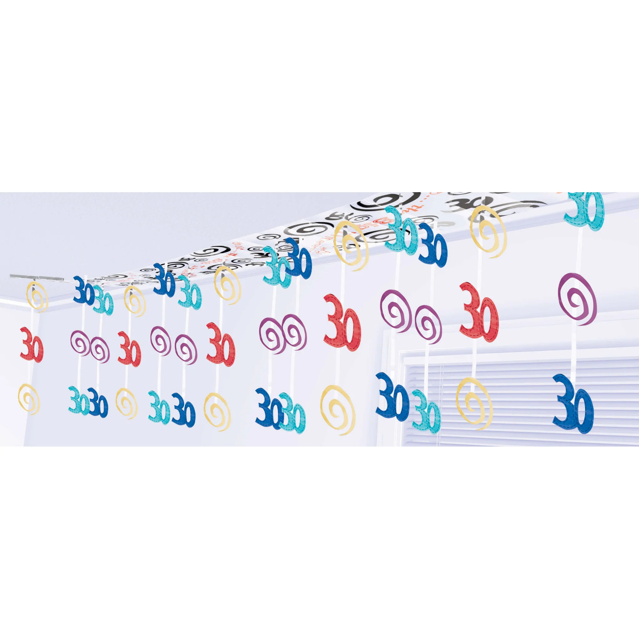 Oh No 30 Foil Ceiling Decor (1 ct)