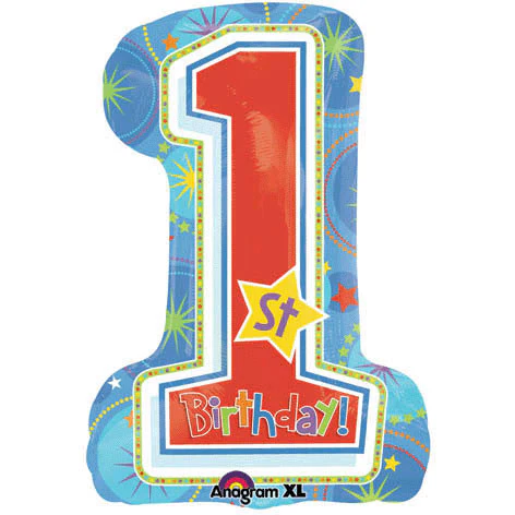 One-derful Birthday Boy Super Shape