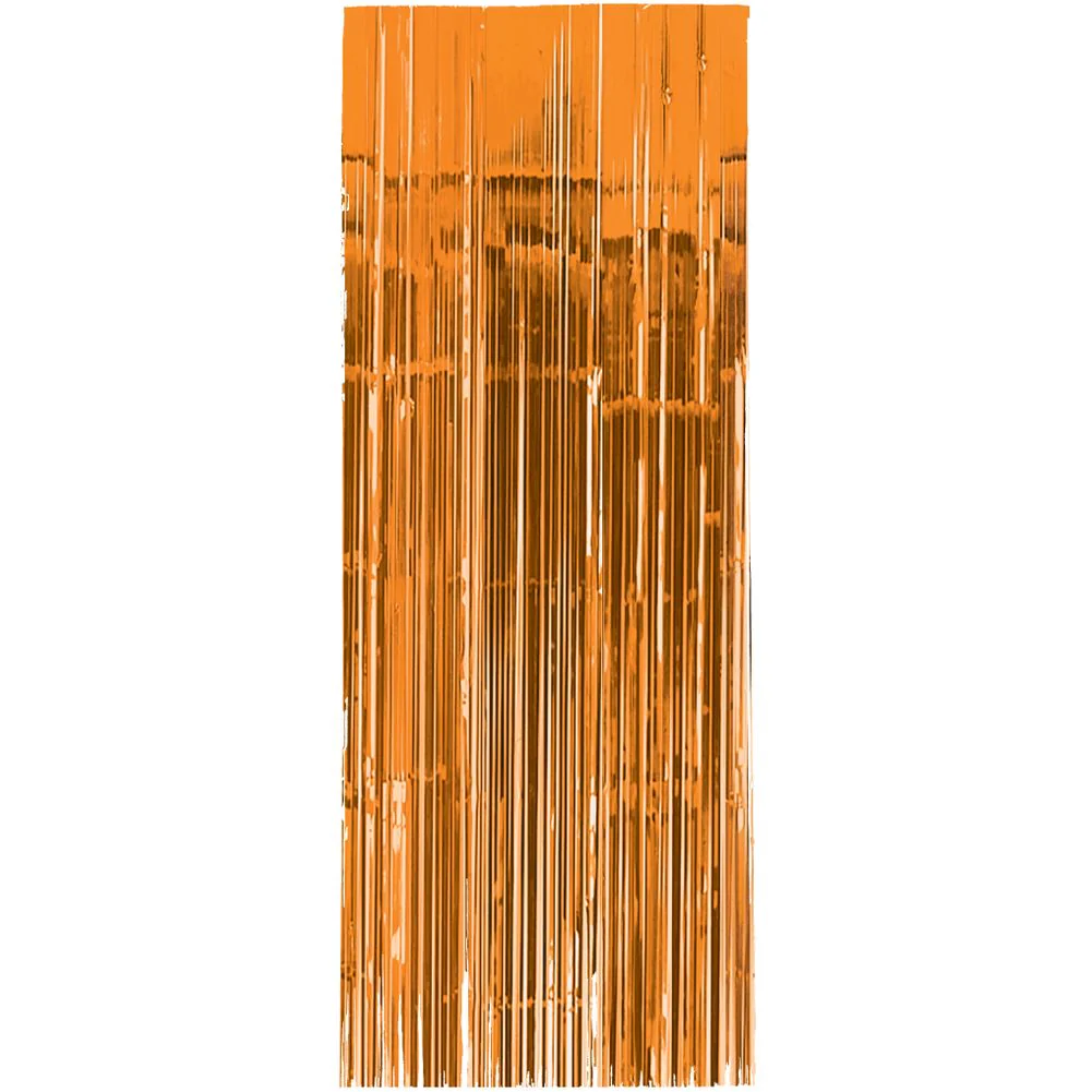 Orange Peel 3' x 8' Metallic Curtain