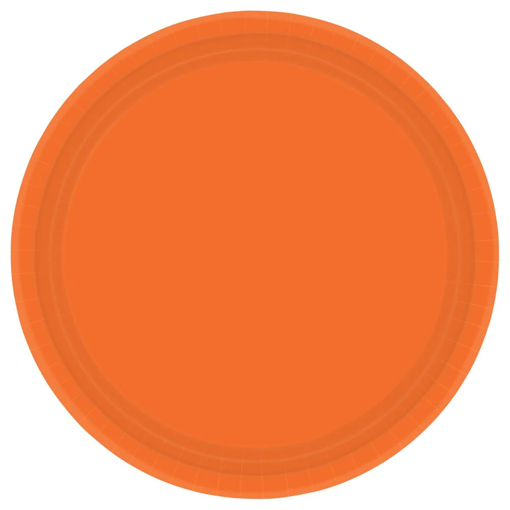 Orange Peel Paper Banquet Plates (20ct)