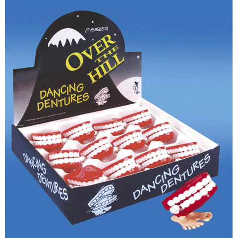 Over The Hill Dancing Dentures 4''