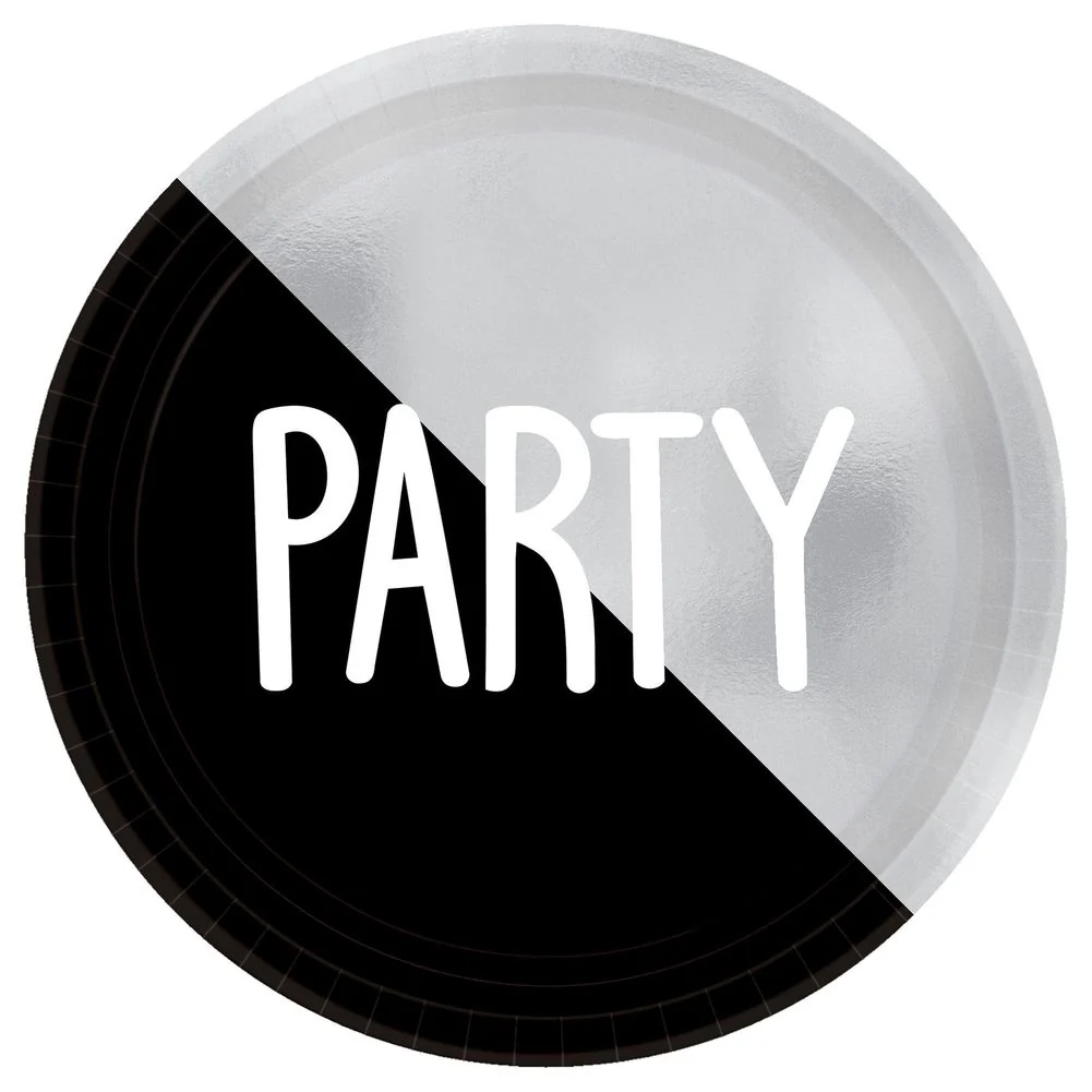 Party Two Tone Dinner Plates (8 ct)