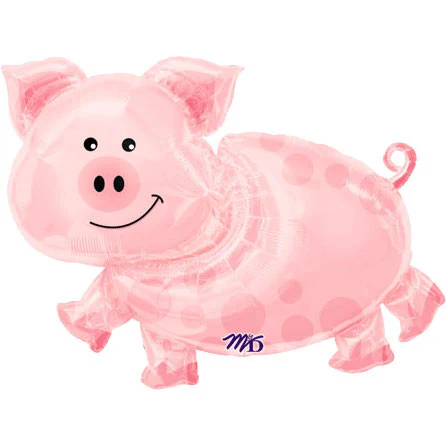 Pig Super Shape Mylar Balloon