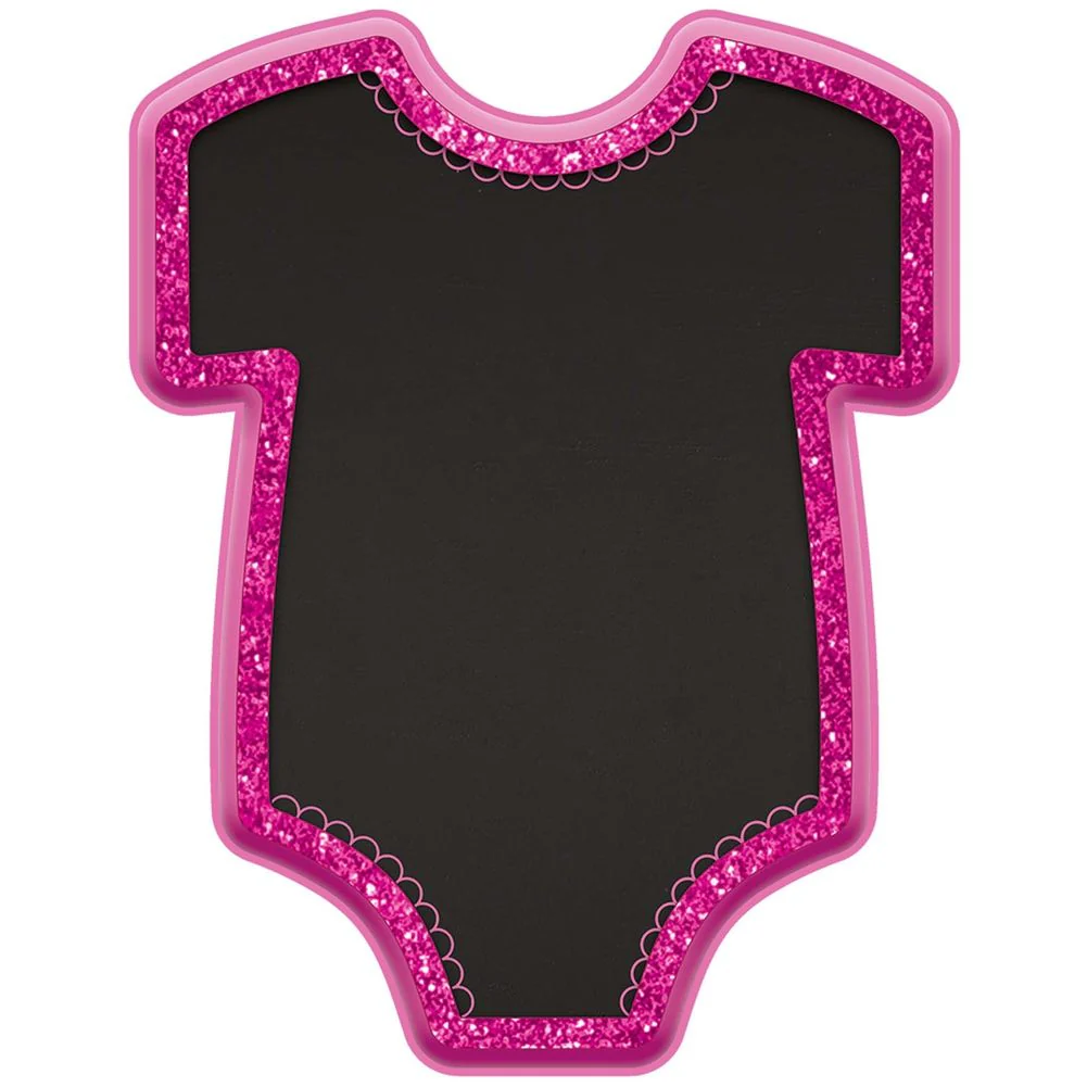 Pink Baby Girl Bodysuit Easel