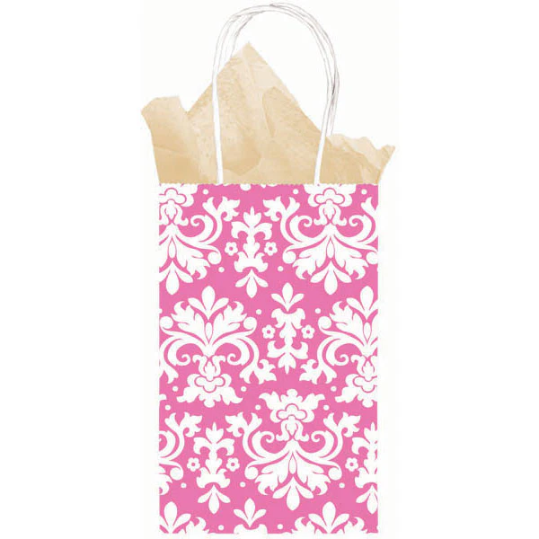 Pink Brocade Cub Gift Bags