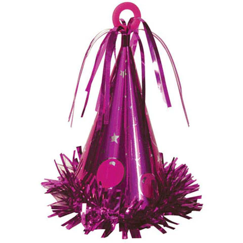 Pink Party Hat Weight 6 Oz. (1 ct)