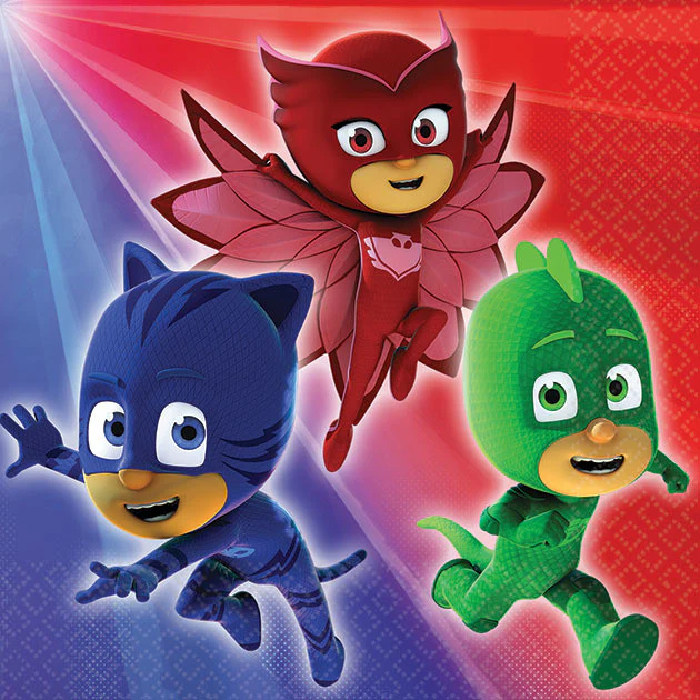 PJ Masks Beverage Napkins (16 ct)