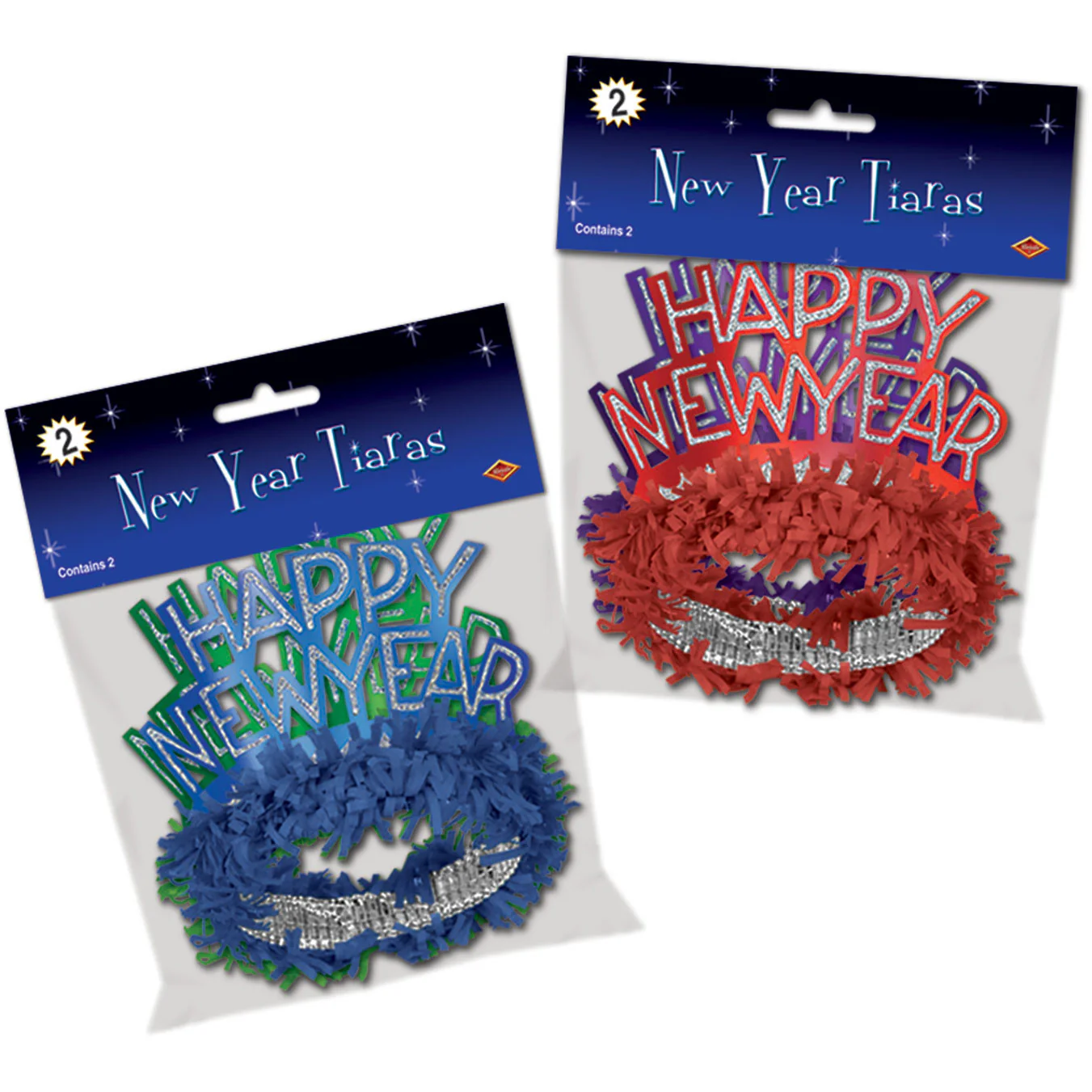 Happy New Year Regal Tiaras (2ct)