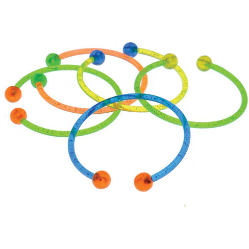 Plastic Glitter Bangles
