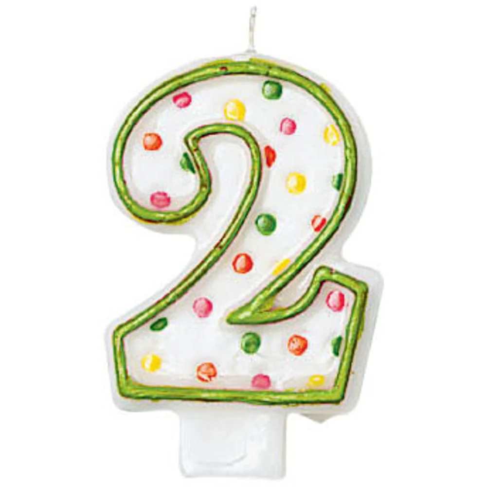 Polka Dots Numeral 2